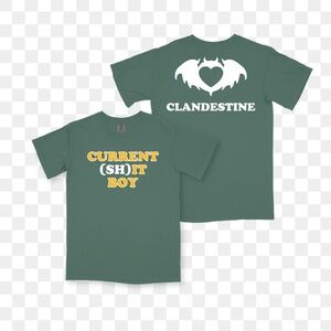 Green Graphic T-Shirt XL